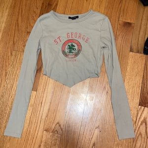 Long Sleeve Crop Top